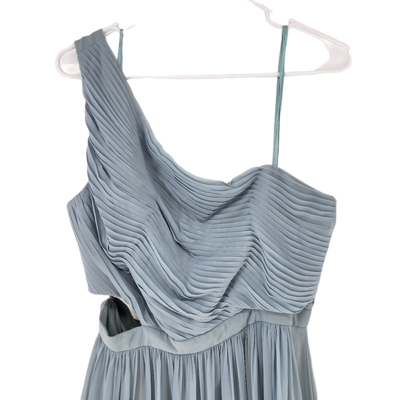 BCBGMAXAZRIA Women's Grecian Inspired One Shoulder Sleeveless Dress -  10 - Picture 3 of 9